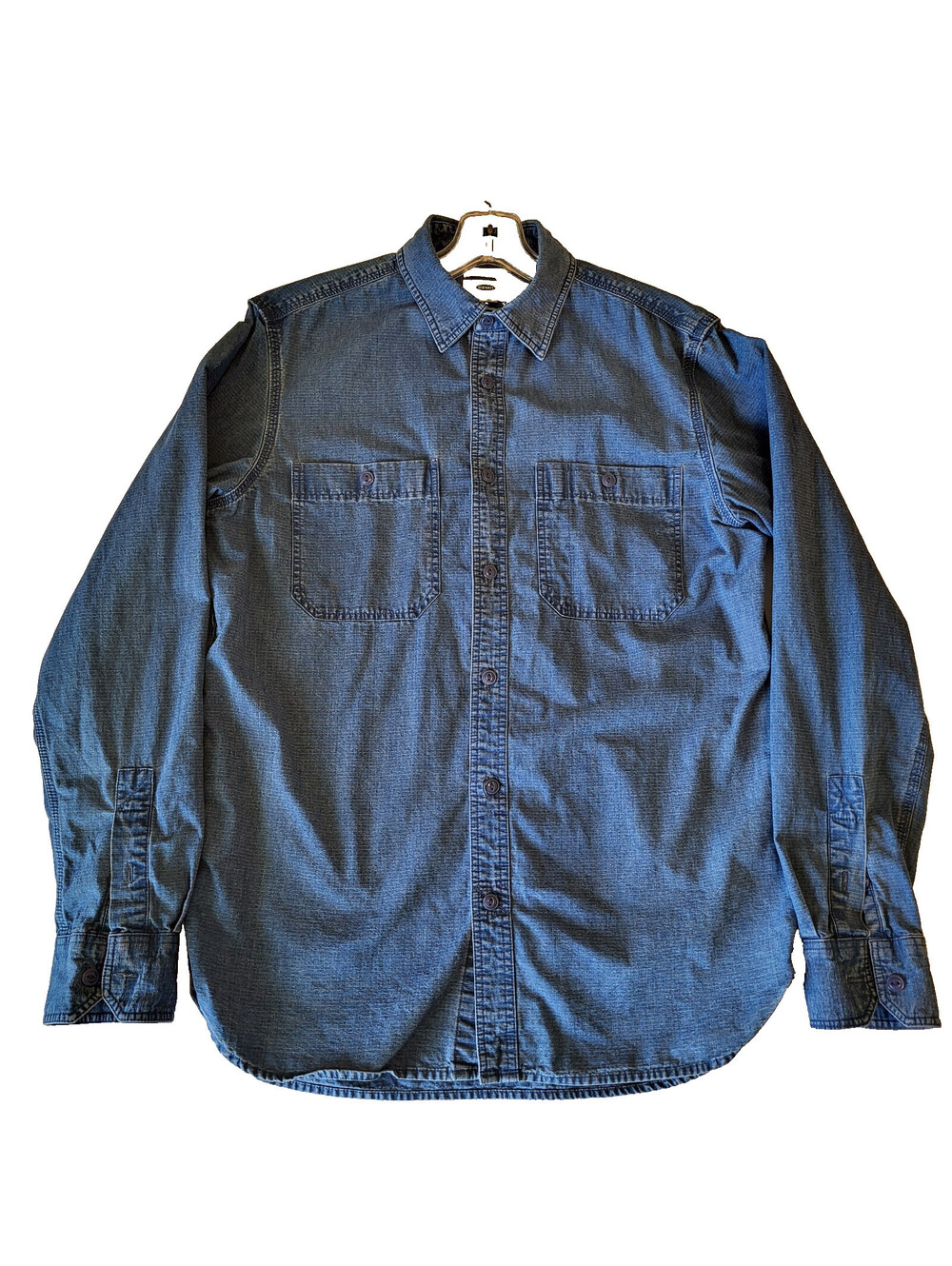 Old Navy Women’s Size S Blue Denim Cotton Button-Up Medium Wash Y2K